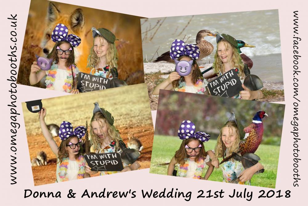 Donna & Andrew's Wedding | View more photos from the event at gallery.omegaphotobooths.co.uk/u/Omega-Photobooths/Donna-Andrews-Wedding